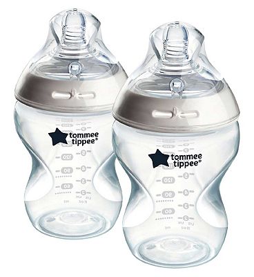 Tommee Tippee Closer to Nature Easivent Baby Feeding bottles 260ml - 2Pack