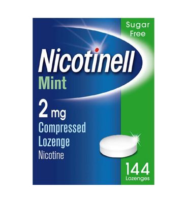 Nicotinell Nicotine Lozenge Stop Smoking Aid 2 mg Mint 144 Pieces