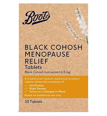 Boots Menolieve Black Cohosh root extract 6.5mg – 30 Tablets