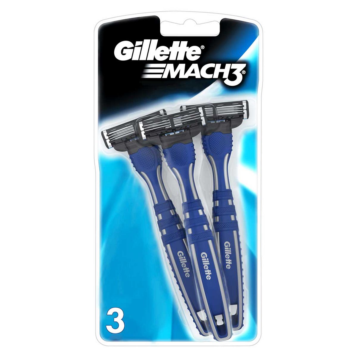 Gillette Mach3 Men's Disposable Razors – 3 Pack