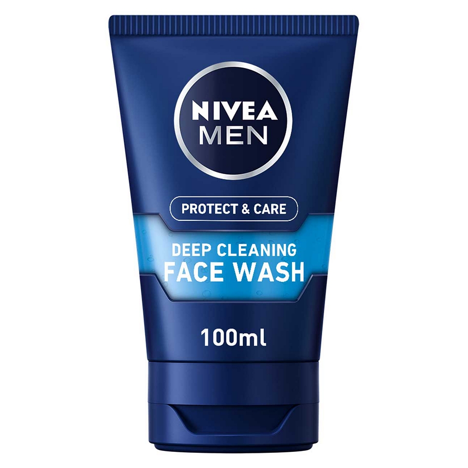 Nivea For Men Deep Cleaning Face Wash 100ml   Boots