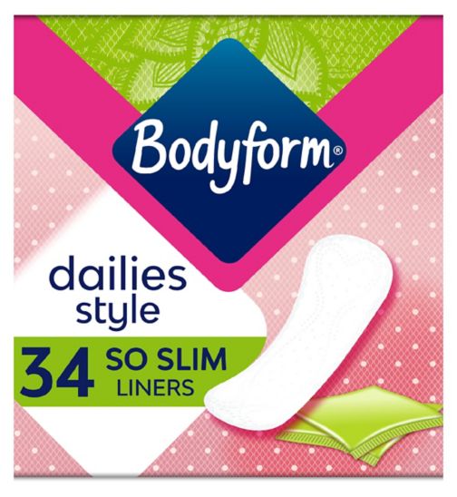 Bodyform Daily Fresh Liners So Slim Wrapped x34