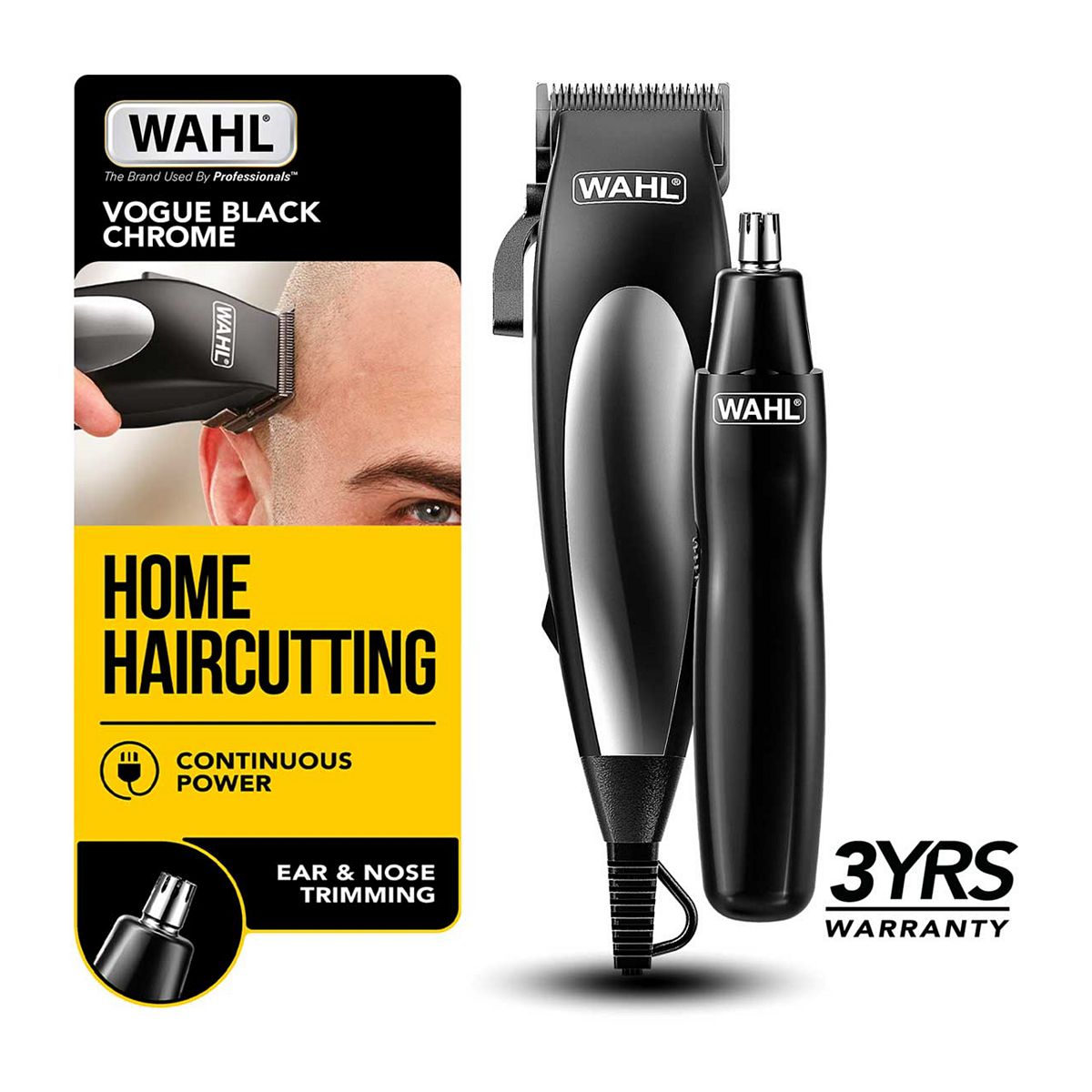 WAHL Clipper Kit Vogue Black Chrome