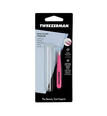 Tweezerman Mini Slant Tweezer Pink