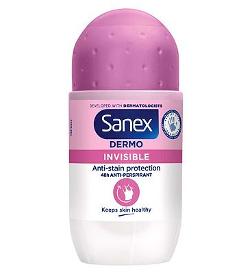 Sanex Dermo Invisible Dry Antiperspirant Roll On Deodorant 50ml