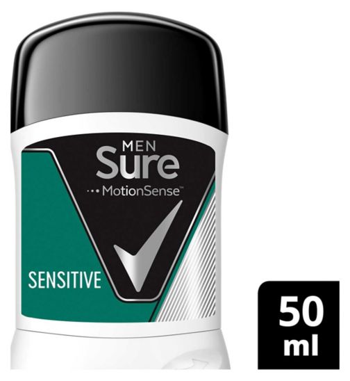 Sure Men Anti-perspirant Stick Deodorant Sensitive 50ml
