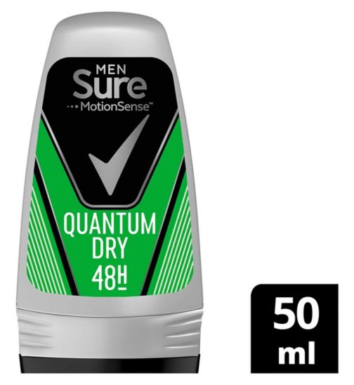 Sure Quantum Dry 48-hour protection Antiperspirant Deodorant Roll On 50ml
