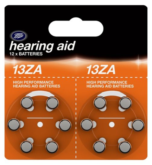 Boots 13ZA Hearing Aid Battery - pack of 12 batteries