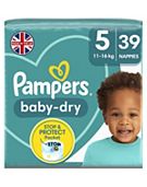 Pampers Premium Protection Size 5, Nappy x19, 11kg-16kg