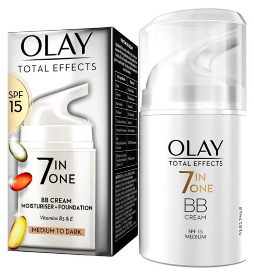 Olay Total Effects Anti-Ageing BB Face Cream SPF15 For Medium Shade 50ml