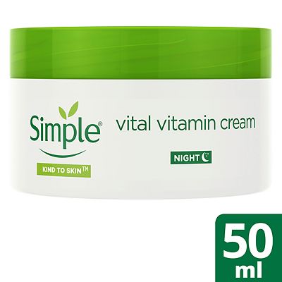 simple kind to skin vital vitamin night cream 50ml