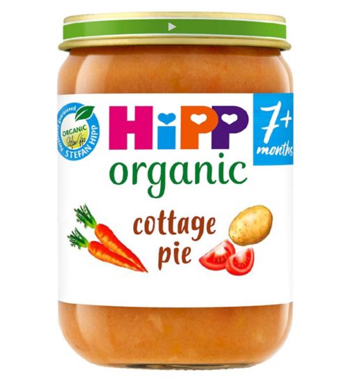 HiPP Organic Cottage Pie Baby Food Jar 7+ Months 190g