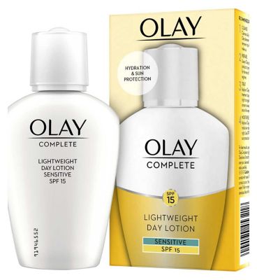 Olay Complete 3in1 Day Fluid Moisturiser For Sensitive Skin 100ml SPF15