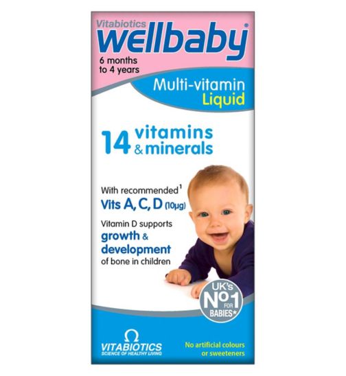 Vitabiotics Wellbaby Multi Vitamin Liquid 150ml Boots