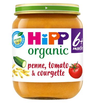 HiPP Organic 6 Mths+ Penne with Tomato & Courgette 125g