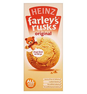 Heinz All Ages 4-6 Months Onwards Farley's Rusks Original 150g