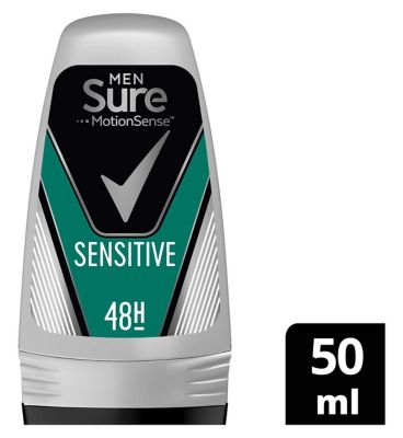 Sure Men Anti-perspirant Deodorant Roll On Sensitive 50ml