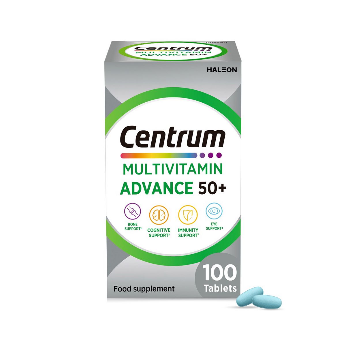 Centrum Advance 50+ Multivitamins & Vitamin Tablets, 100S