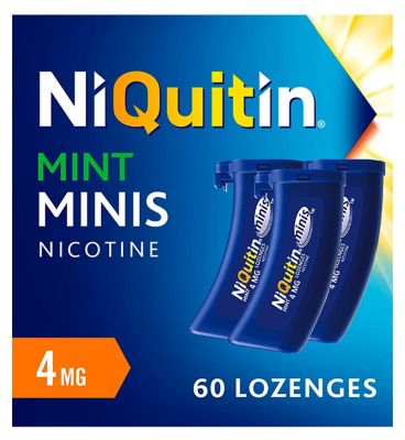 NiQuitin Minis Mint 4mg 60 Lozenges
