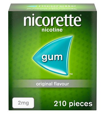 Nicorette Original Gum 2mg Low Strength 210 Pieces