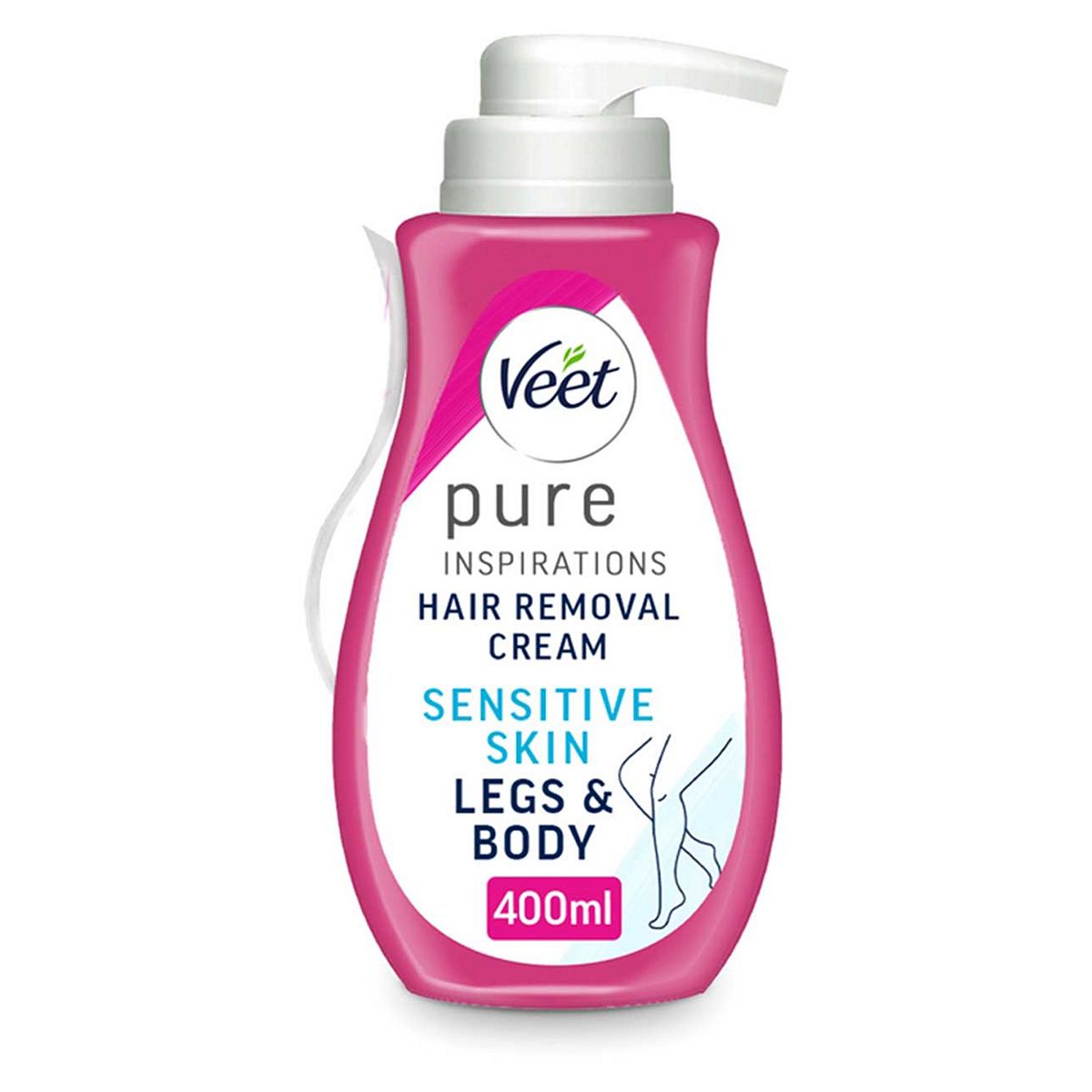 Veet Pure Hair Removal Cream Legs & Body Sensitive - 400ml