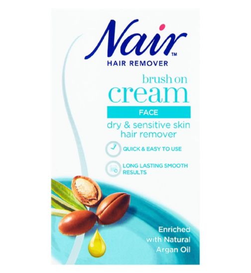 Nair Sensitive Formula Facial Brush-On 50ml