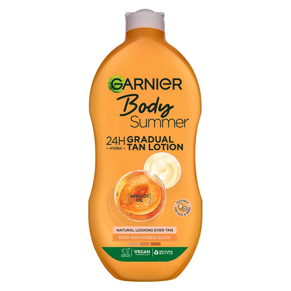 Garnier Summer Body Hydrating Gradual Tan Moisturiser Dark 400Ml