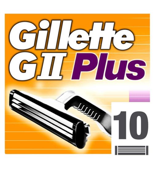 Gillette G II Plus Razor Blades 10Pk