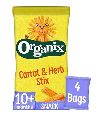 Organix Goodies Organic Carrot Stix For Toddlers from 12+ Months 60g