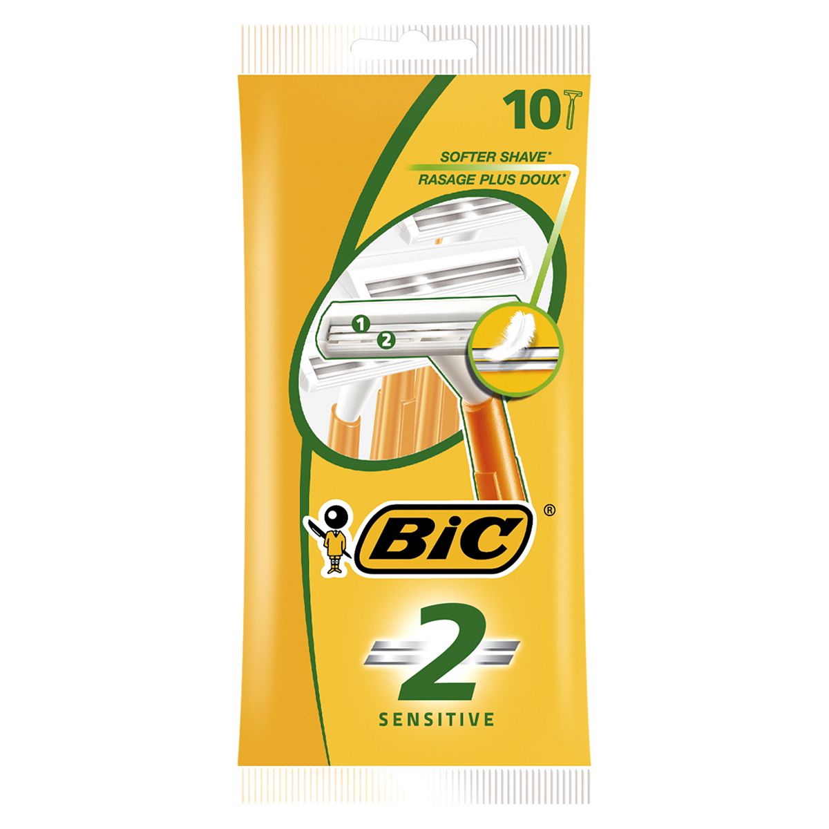 Bic 2 Sensitive Razor 10 Pack