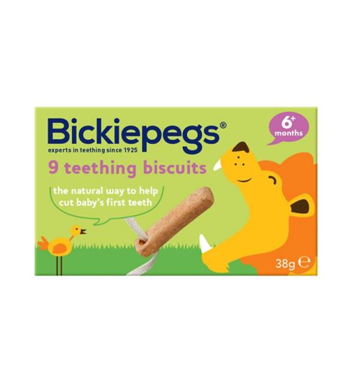 Bickiepegs Teething Biscuits for Babies 38g