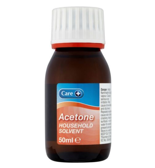 Care Acetone Household Solvent - 50ml