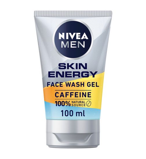 NIVEA MEN Skin Energy Face Wash Cleanser Gel 100ml