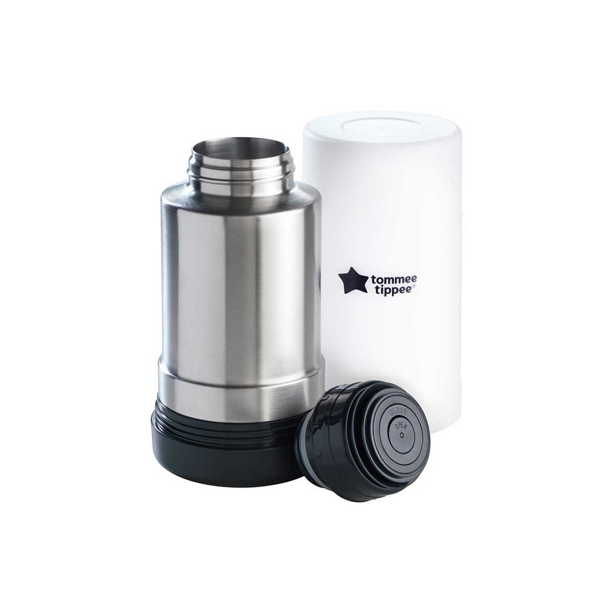 Tommee Tippee Portable Travel Baby Bottle, Food Warmer & Leak-Proof Flask