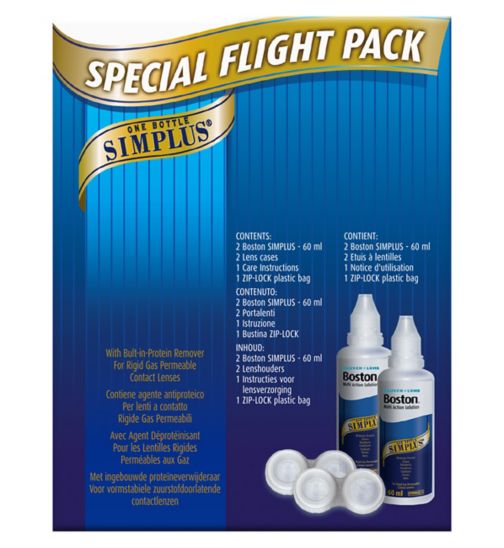 Bausch & Lomb Boston Special Flight Pack