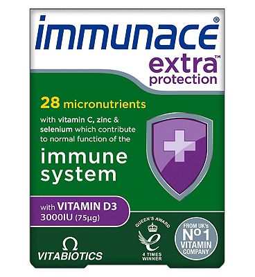 Vitabiotics Immunace Extra Protection 30 tablets - Boots