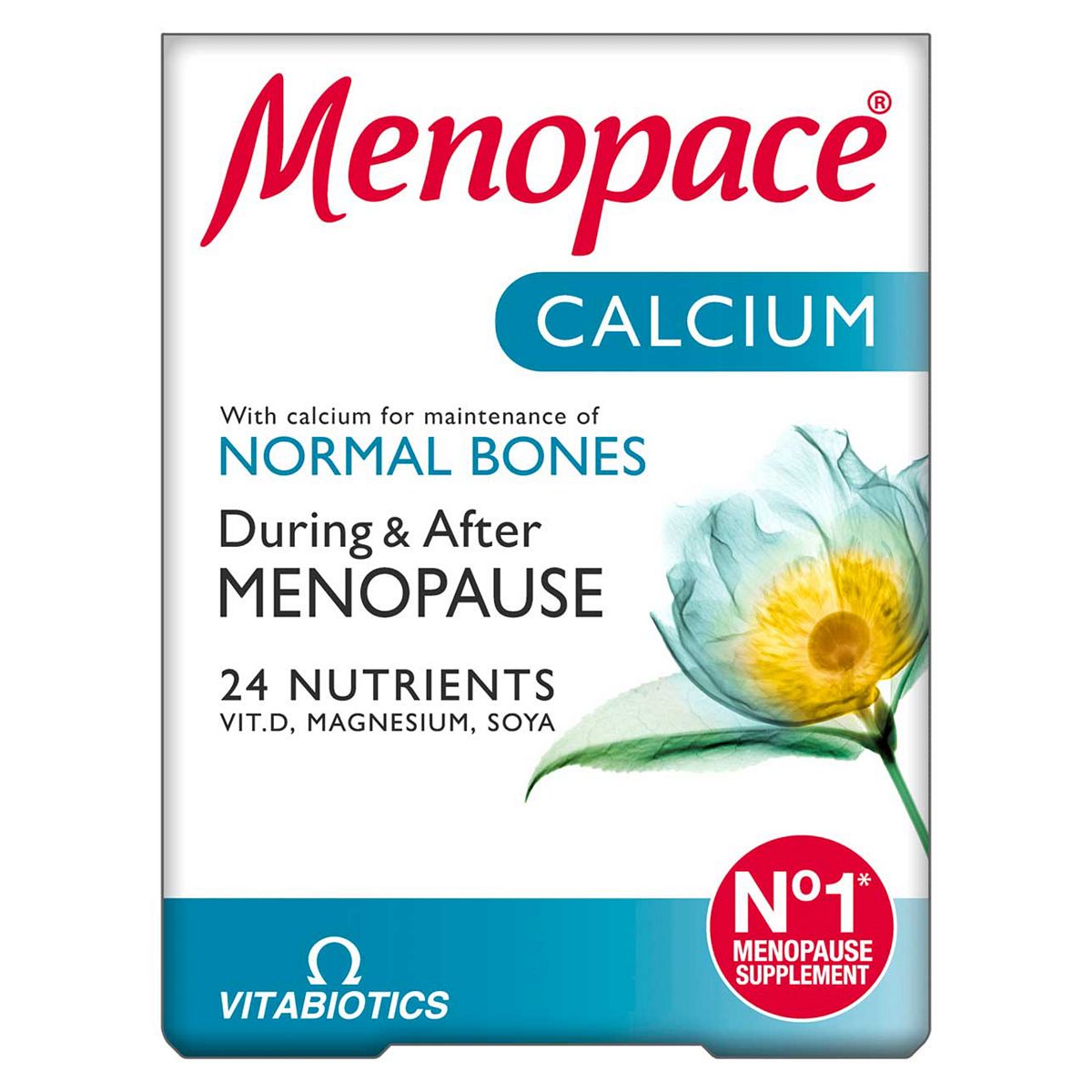 Menopace Vitabiotics Calcium - 60 Tablets