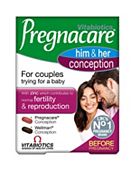 Vitabiotics Pregnacare Him and Her Conception - 60 Tablets