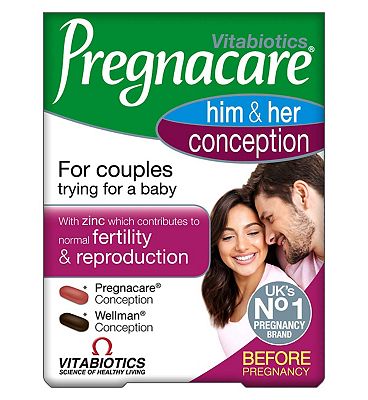 Vitabiotics Pregnacare His and Her Conception - 60 tablets