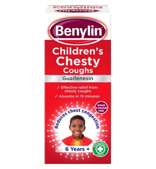 Benylin Children's Chesty Coughs 6 - 12 Years Strawberry - 125ml