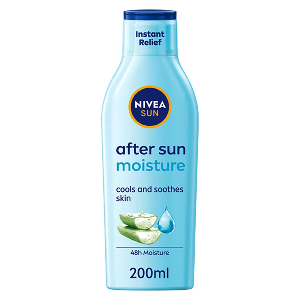 Nivea Sun Moisturising After Lotion With Aloe Vera200 Ml, 200Ml