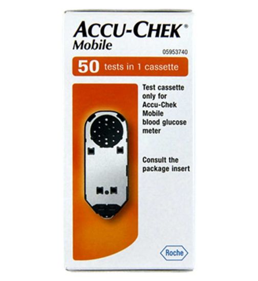Accu-Chek® Mobile Blood Glucose Test Cassette - 50 Tests
