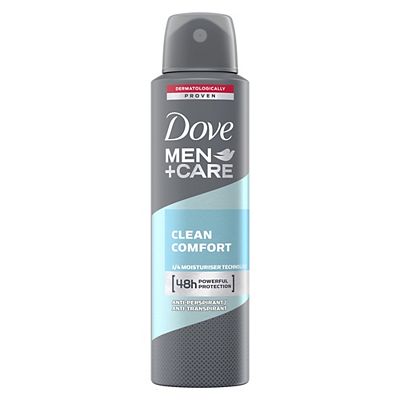 Dove Men+Care Clean Comfort Anti-perspirant Deodorant Aerosol 150ml