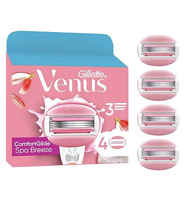 Gillette Venus Spa Breeze Women's 4 Razor Blade Refills