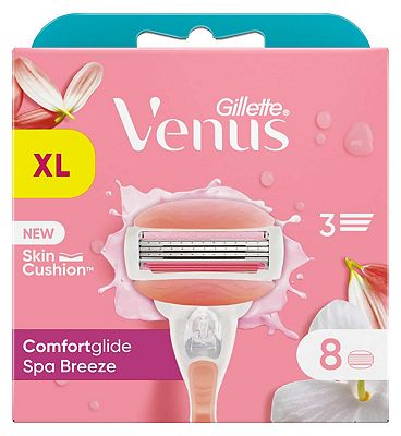 Gillette Venus Spa Breeze Replacement Razor Blades 8 Pack