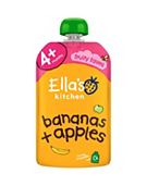 Ella's Kitchen Organic Bananas and Apples Baby Food Pouch 4+ Months 120g