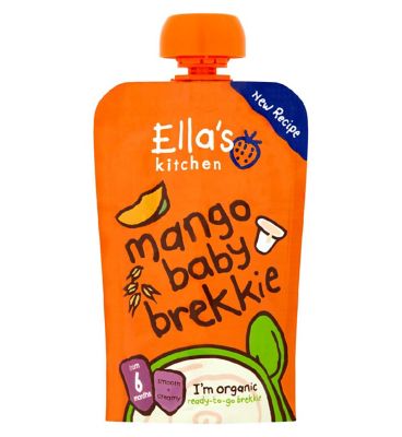 Ella's Kitchen Organic Mango Baby Brekkie Pouch 6+ Months 100g