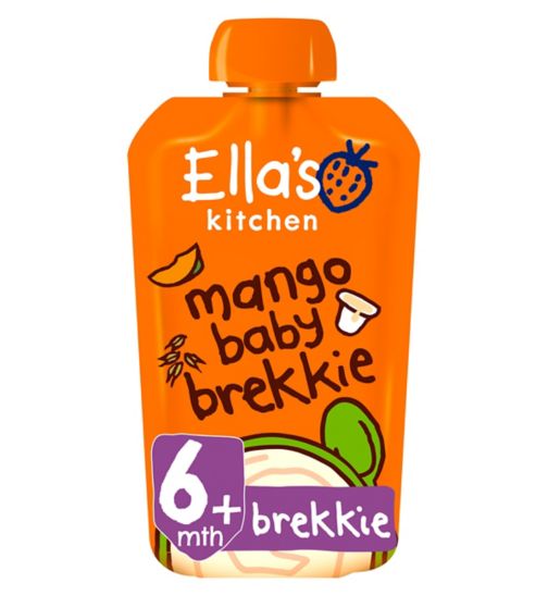 Ella's Kitchen Organic Mango Baby Brekkie Pouch 6+ Mths 100g