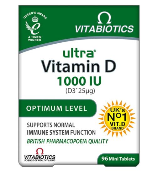 Vitabiotics Ultra D3 Tablets 96 Tablets Boots Ireland