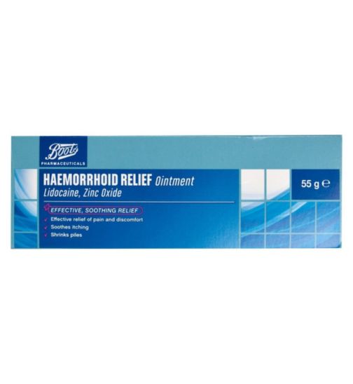 Boots Pharmaceuticals Haemorrhoid Relief Ointment 55g
